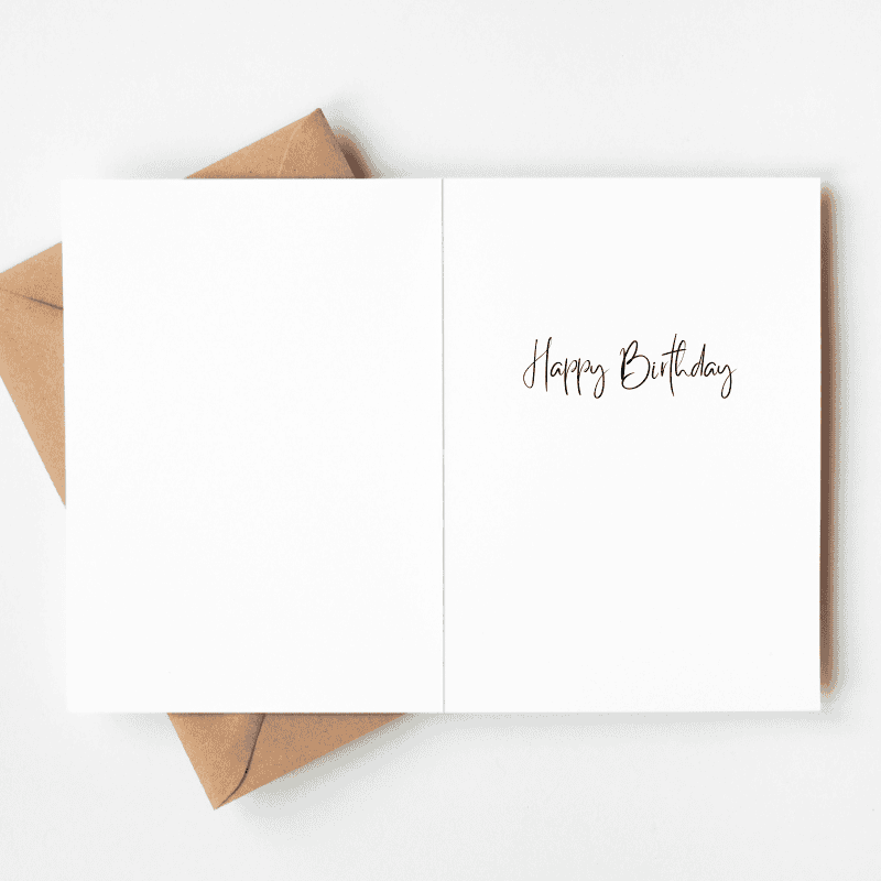 Black Man Birthday Card, Personalised Card for Him - Image 3