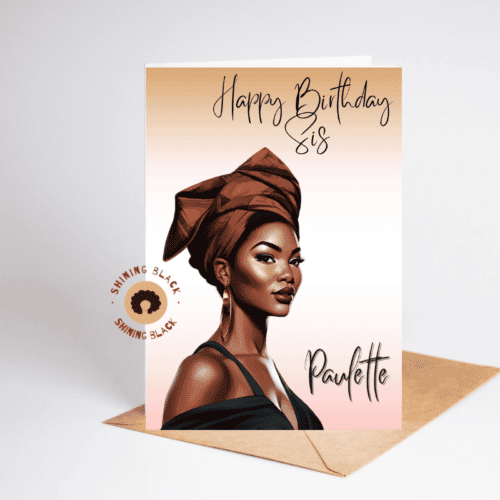 Happy Birthday Sis Birthday Card, Personslised Card