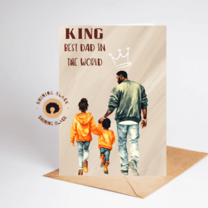 King Best Dad to do it - Father's Day card for Dad