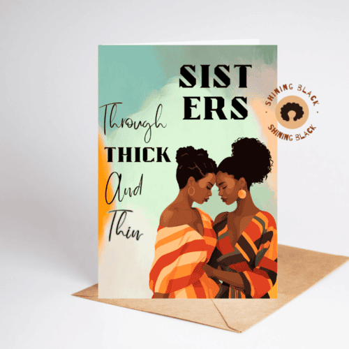 Sisterhood Card, Card for Sister, Encourgament Card, Appreciation Card,Personalised Card