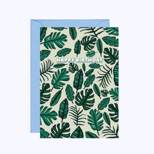Leaf Birthday Card