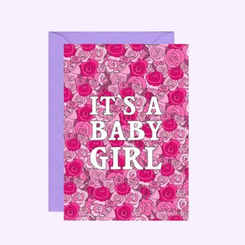 It's a Baby Girl Card