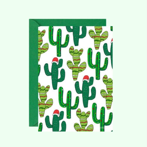 Cactus Christmas Card