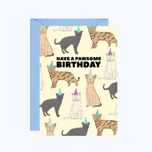 Cats Birthday Card