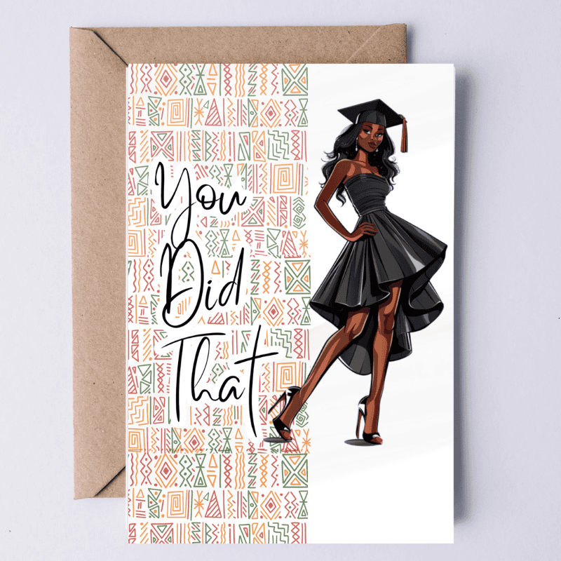 Graduation Card for her - You Did That - Image 2