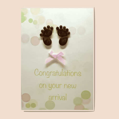 New baby congratulations card