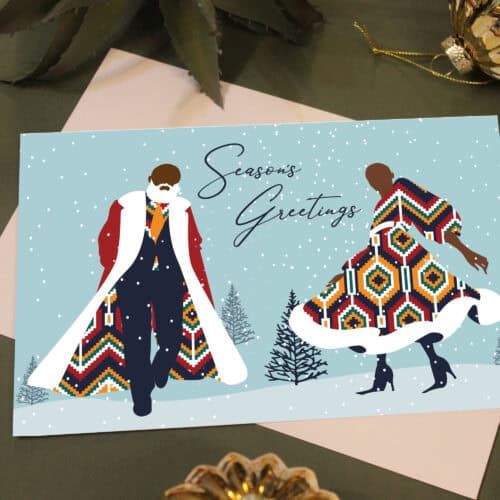 Christmas Card - Season's Greetings - 6 Card Pack