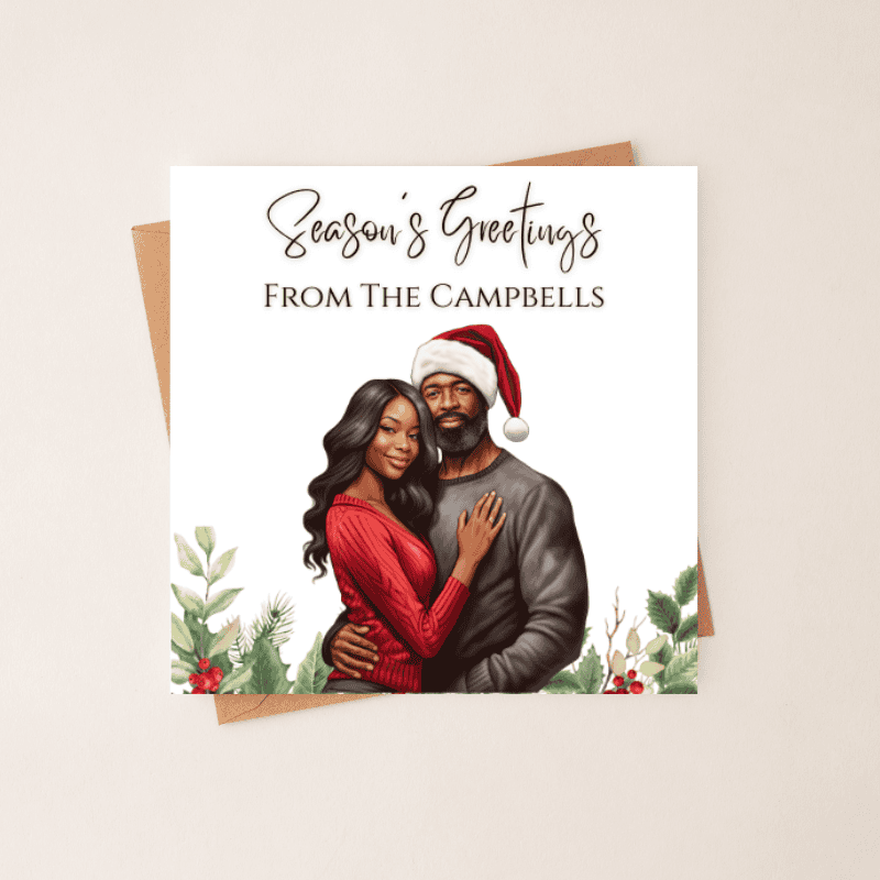 Pesonalised Christmas Cards, Family Christmas Cards - Season Greetings - Image 3
