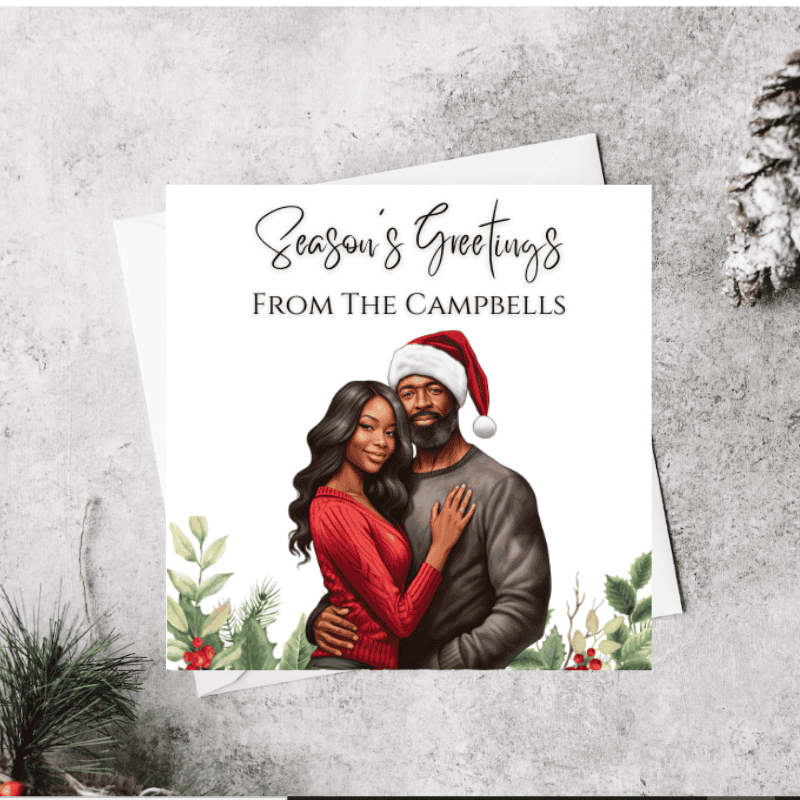 Pesonalised Christmas Cards, Family Christmas Cards - Season Greetings