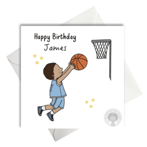 basketaball mixed race boy