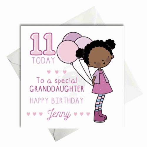 Special Granddaughter, Daughter Sister Birthday card