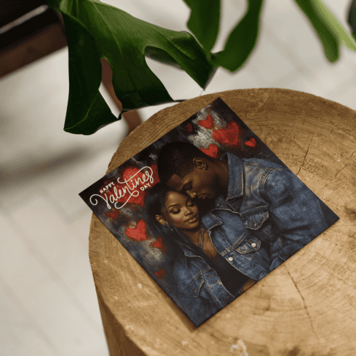 Denim Duo Valentine’s Day Card
