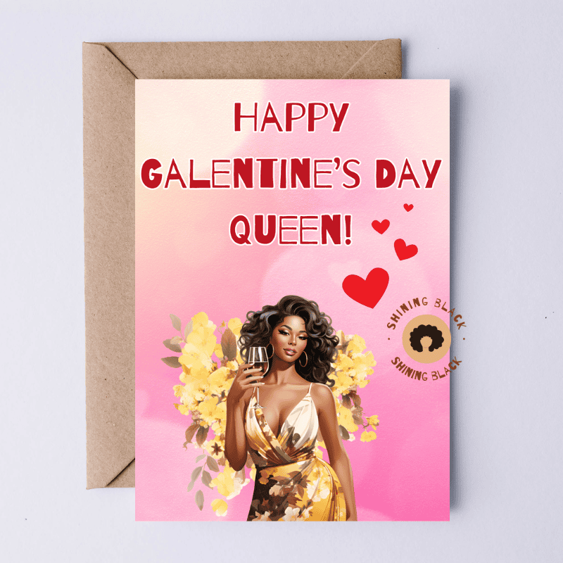 Happy Galentine's Day card for her
