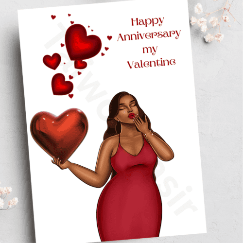 Anniversary card - Valentine's Day