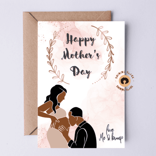 Mother-to-be Mother's Day card - 2 designs