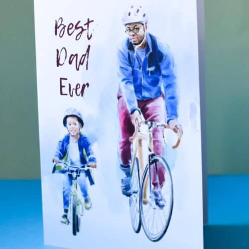 Best Dad Ever Greetings Card