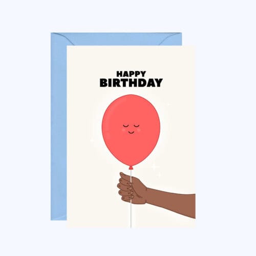 Balloon Birthday Card