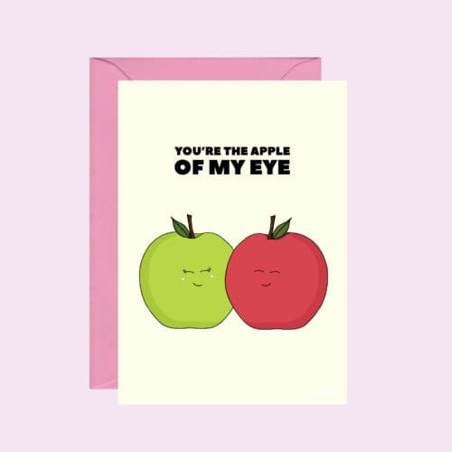 Apple of My Eye Love Card