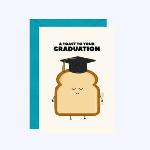 Toast Graduation Card