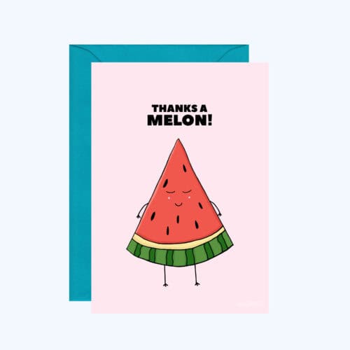 Melon Thank You Card