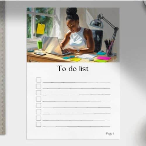 Digital To do List A4