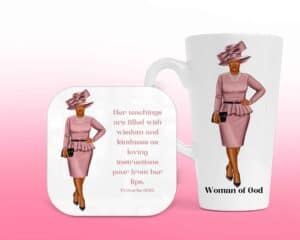 Kindness, Latte Mug & Coaster Set, Christian Mug, Christian Coaster