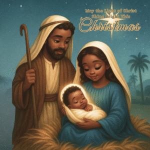Inclusive Holy Family Christmas Card | Religious Christmas Greeting | Christian Nativity