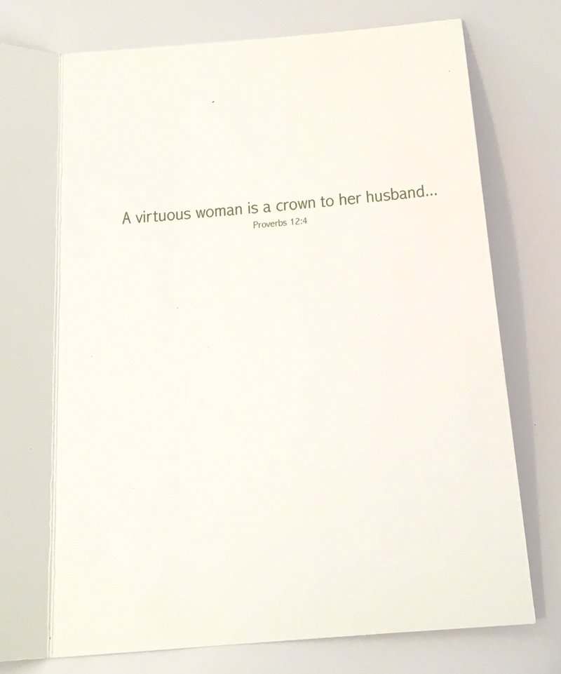 King and His Queen Engagement & Wedding Card - Image 2