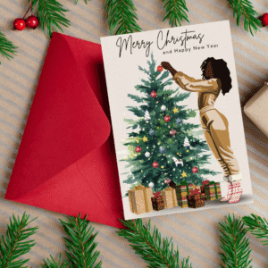 Christmas Tree Merry Christmas Card