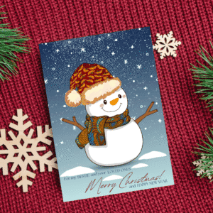 Snowman Christmas Card