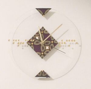 Ankara 12 Acrylic Clock - with braille