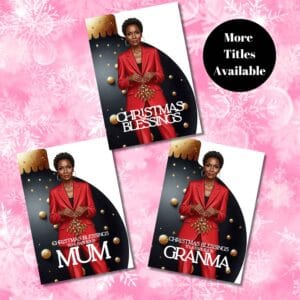 Christmas Cards For Her, Granma, Mum, Sister, Mother-in-Law, Sister-in-Law, Wife (MF3)