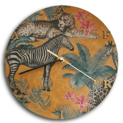 African Safari Clock