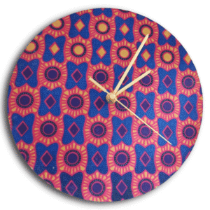 Ankara 10 Fabric Clock