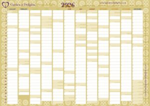 2026 Cultural A2 Wallplanner