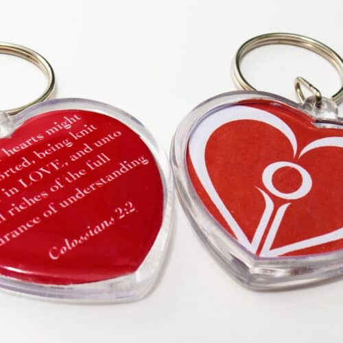 Heart of God Keyrings