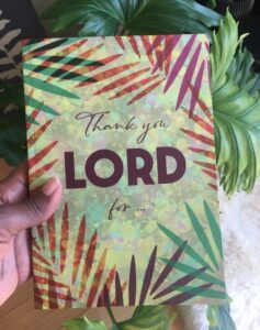 Thank you Lord for ... - lined notebook