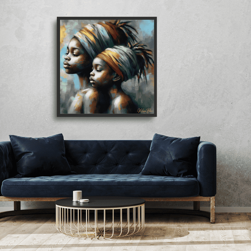 Black Brother and Sibbling Art Print: Rastafari Culture - Image 6