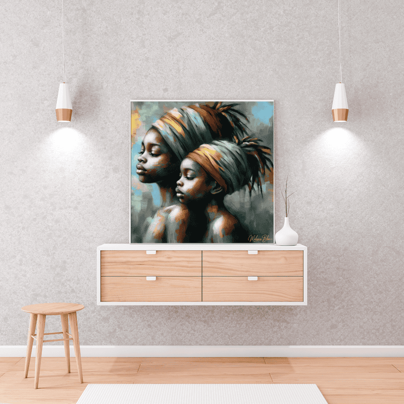 Black Brother and Sibbling Art Print: Rastafari Culture - Image 5