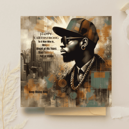 Hip Hop Style Birthday Card: Urban Style