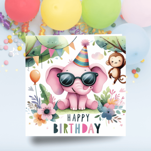 Jungle Book Theme Birthday Card | First, Second, Third Birthday