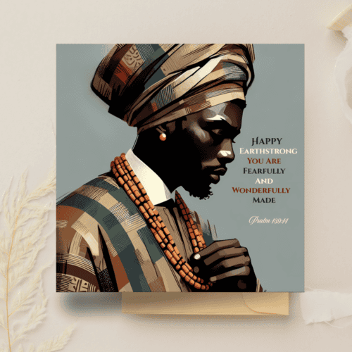 Elegant Men's Earthstrong Card – Classic Masculine Design