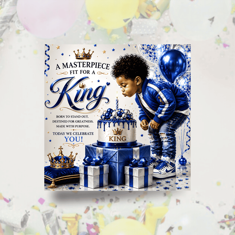 Black Boy Birthday Card, Melanin Boy, African American Gift For Son - Image 2
