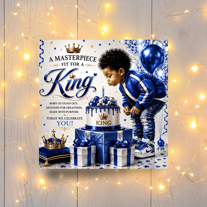 Black Boy Birthday Card, Melanin Boy, African American Gift For Son - Image 3