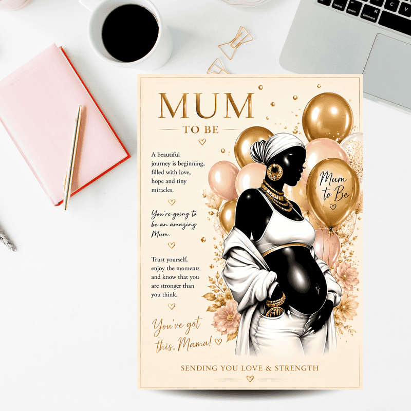 Mum to Be Card | Pregnancy Congratulations Card | Baby Shower Gift - Image 4