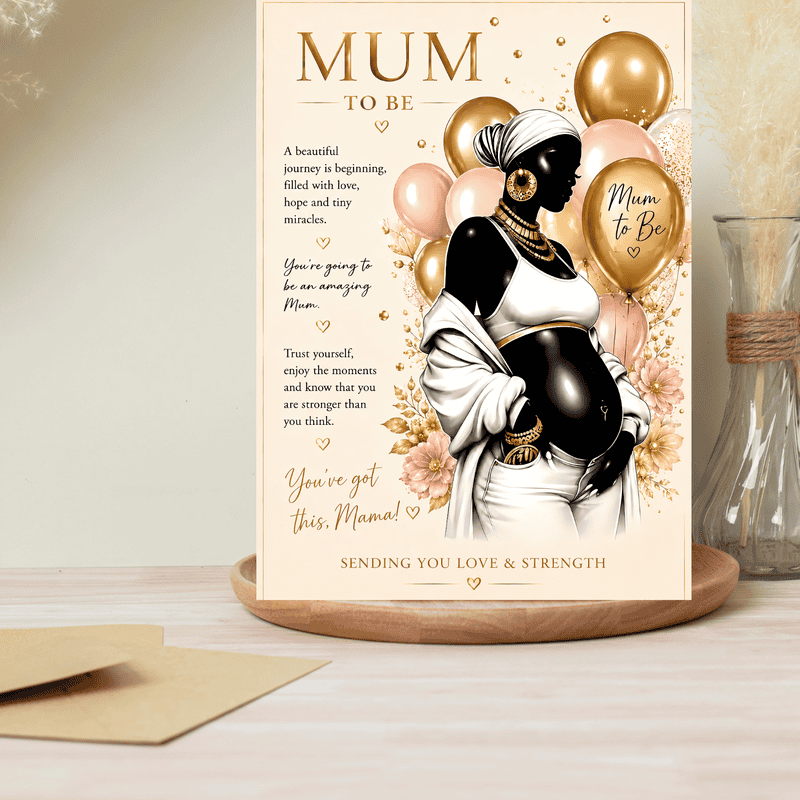 Mum to Be Card | Pregnancy Congratulations Card | Baby Shower Gift - Image 6