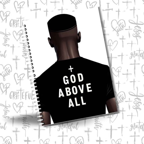 Notebook, Christian Notebook - God Above All