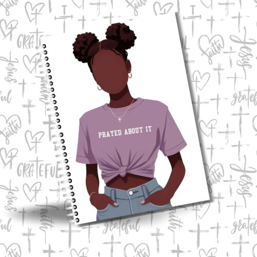 Notebook, Christian Notebook - Prayed About It