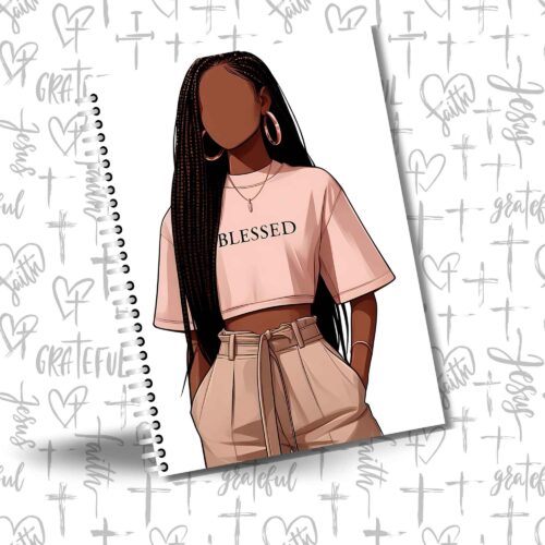 Notebook, Christian Notebook - Blessed