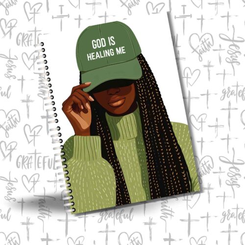 Notebook, Christian Notebook - God Is Healing Me